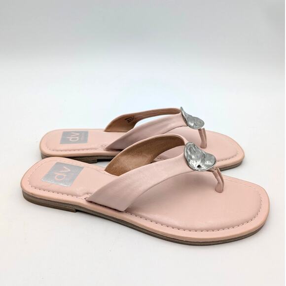 DV by Dolce Vita Jespar Slide Sandal Women's Pink Shiny Size US7 EU37.5 - Picture 3 of 11